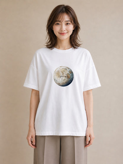 グラフィックTシャツ レディース 双子座 星空 宇宙 イラスト レトロ クリスマス 旅行 白T