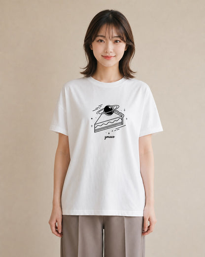 半袖Tシャツ レディース スイーツ お菓子 デザート イラスト ラフ 親子 20代 白T