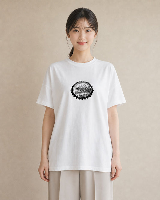 Tシャツ レディース 旅 トラベル スタンプ イラスト ゆるコーデ 旅行 母娘コーデ 白T