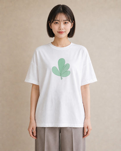 デザインTシャツ レディース 観葉植物 植物 ボタニカル イラスト 個性的 帰省 ラフ 白T