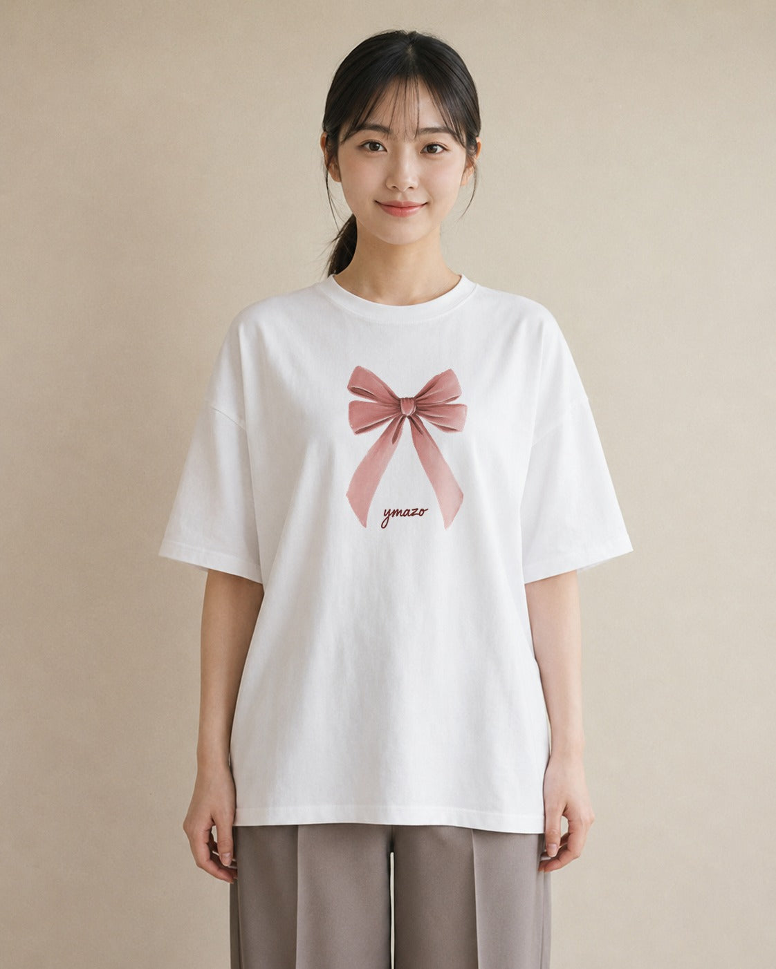 グラフィックTシャツ レディース バレエシューズ バレエ トウシューズ ナチュラル アンティーク イラスト モード 通勤 在宅 白T