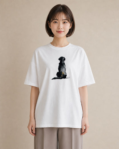 半袖Tシャツ レディース 保護犬 犬 いぬ イラスト 普段使い 秋コーデ おしゃれギフト 白T