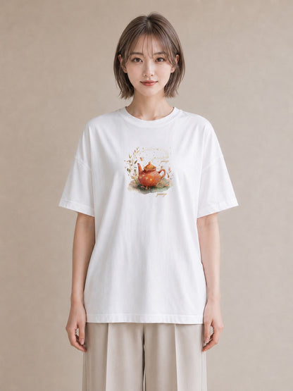 グラフィックTシャツ レディース 抹茶 食べ物 フード イラスト フェミニン ギフト 母の日 白T