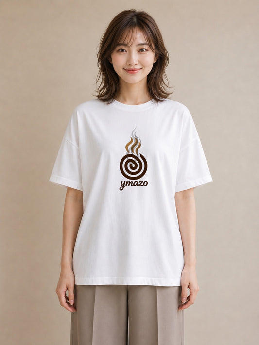 デザインTシャツ レディース カフェ カフェロゴ ロゴ イラスト 可愛い 敬老の日 ホワイトデー 白T