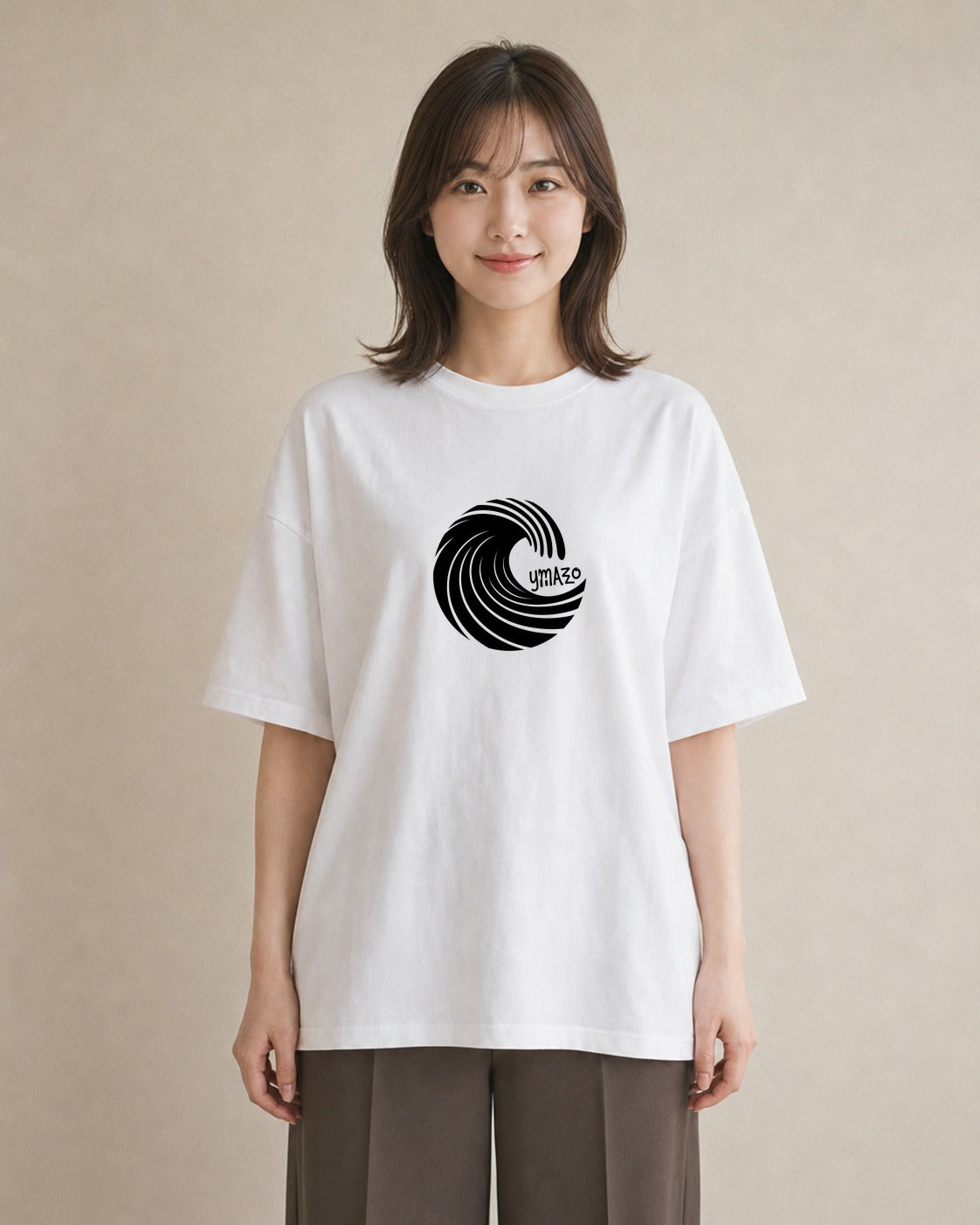 半袖Tシャツ レディース 海 リゾート 夏 イラスト フェミニン カフェ巡り 女子会 白T