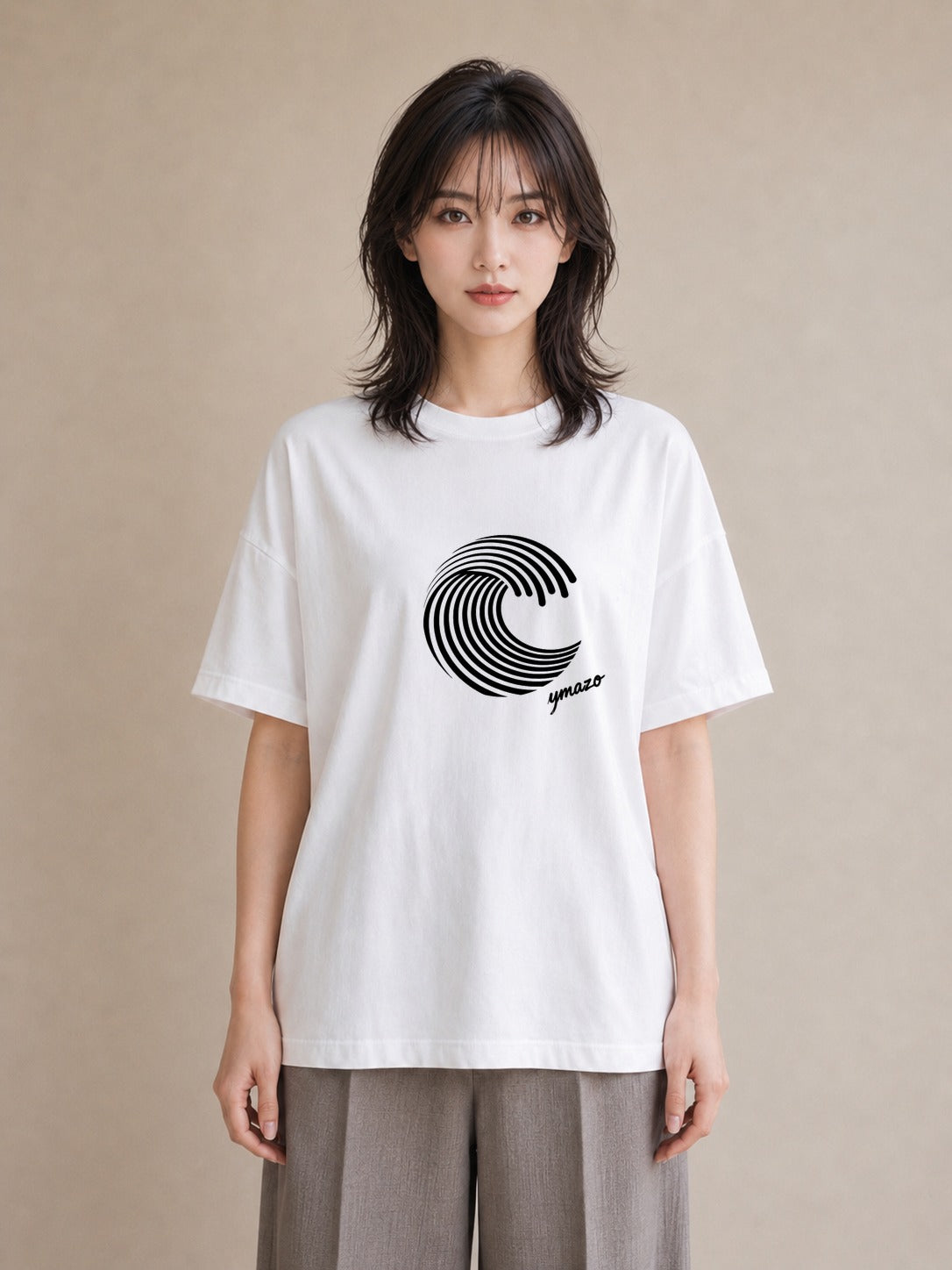 プリントTシャツ レディース 海 リゾート 夏 イラスト フェミニン 綿100 デート 白T