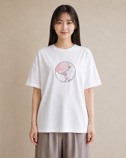 グラフィックTシャツ レディース 牡羊座 星空 宇宙 イラスト ヴィンテージ風 カフェ巡り 女子会 白T