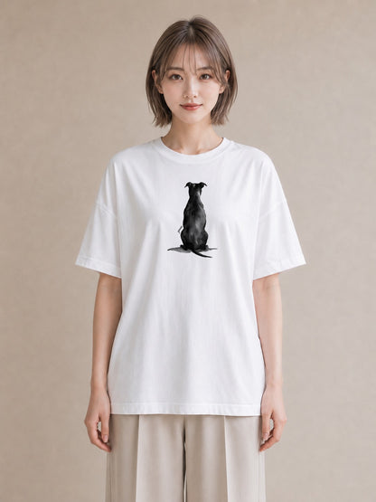 プリントTシャツ レディース ロシアンブルー 猫 ねこ イラスト 韓国風 女性 旅行用 白T