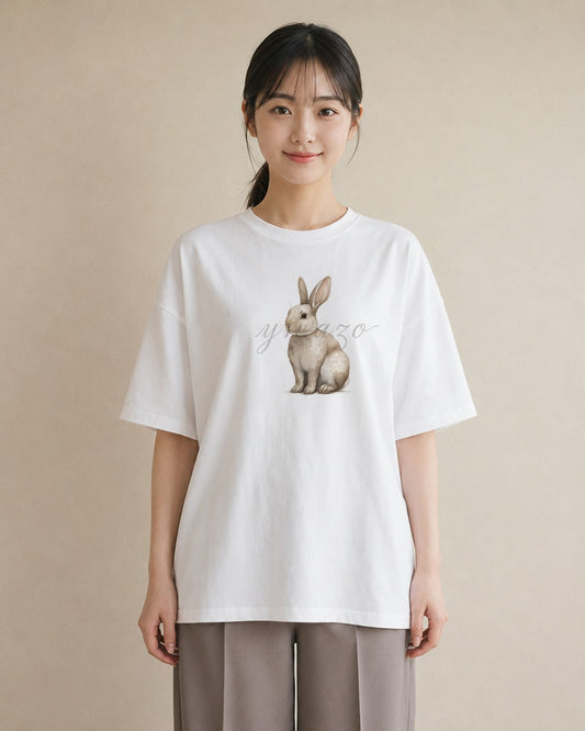 グラフィックTシャツ レディース ホーランドロップ ペット 動物 イラスト 北欧風 部屋着 女性向けギフト 白T