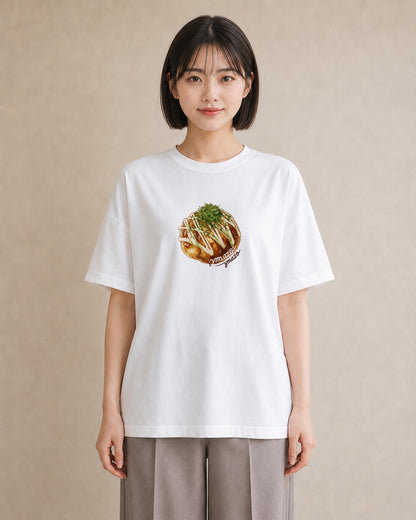 グラフィックTシャツ レディース ベーグル 食べ物 フード イラスト 線画 女子会 お揃い 白T