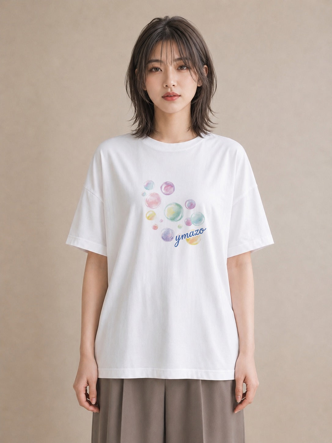デザインTシャツ レディース わたあめ 食べ物 フード イラスト ボタニカル カフェ服 クリスマス 白T