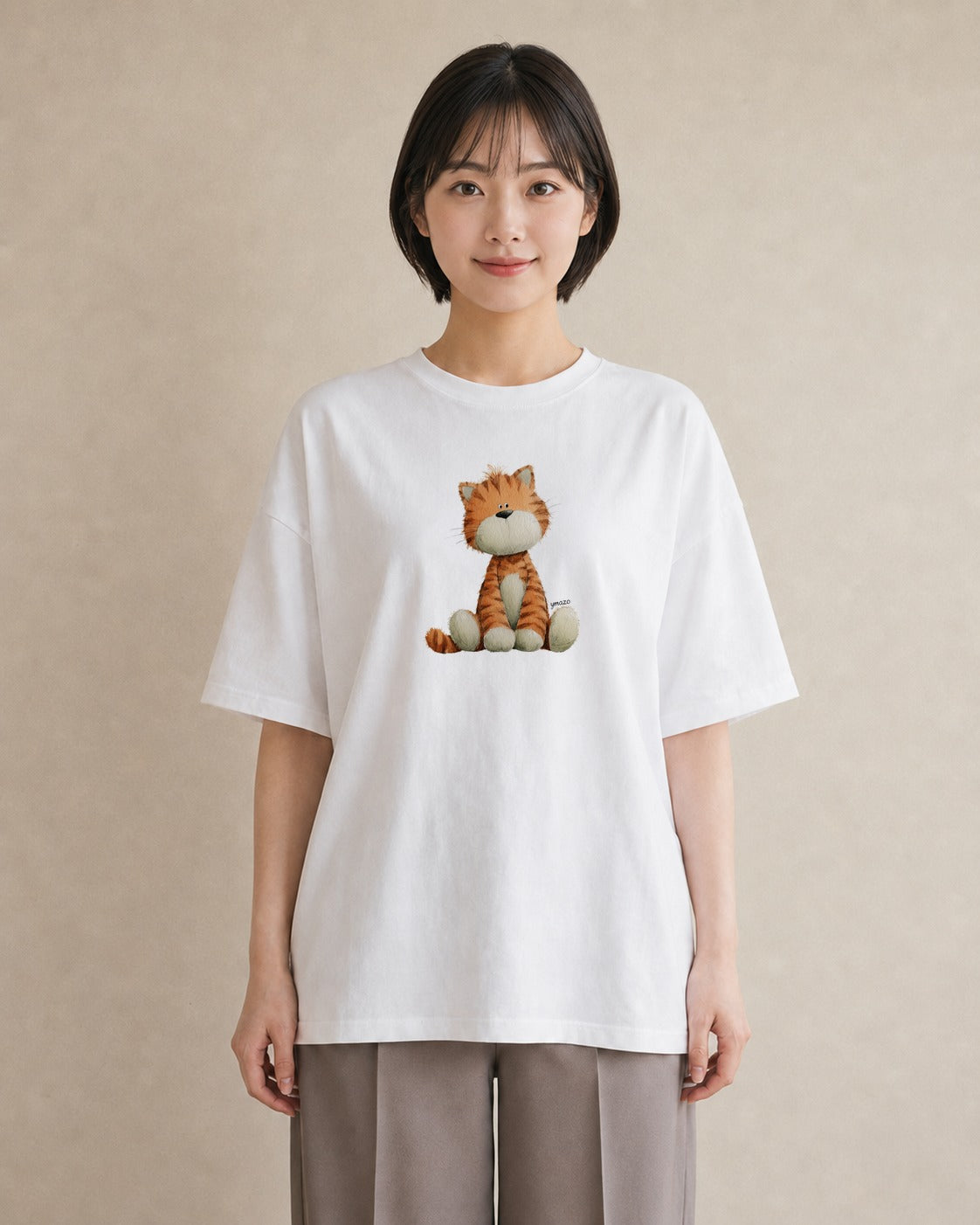 デザインTシャツ レディース ベンガル 猫 ねこ イラスト カジュアル 友達ギフト 部屋着 白T