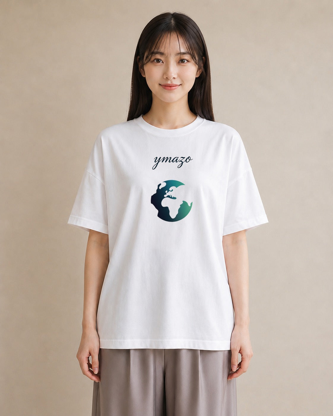 Tシャツ レディース 地球 星空 宇宙 イラスト 水彩風 秋コーデ おしゃれギフト 白T