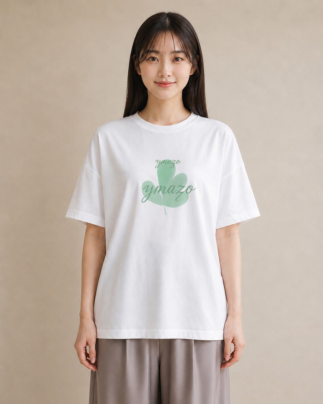 グラフィックTシャツ レディース 多肉植物 植物 ボタニカル イラスト ラフカジュアル 夏コーデ 通学 白T