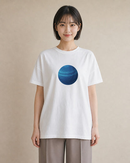 グラフィックTシャツ レディース 地球 星空 宇宙 イラスト ホワイトデー 春服 白T