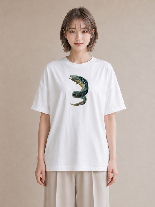 デザインTシャツ レディース レオパ ペット 動物 イラスト 北欧風 ホワイトデー 春服 白T