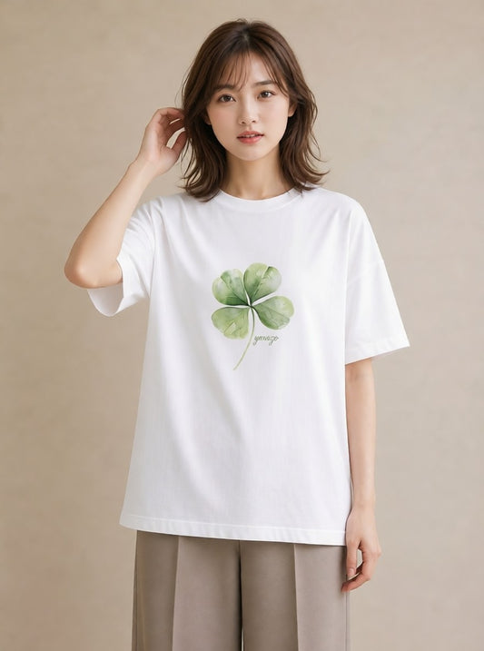 デザインTシャツ レディース 扇子 そよ風 ナチュラル アンティーク イラスト 手描き風 女性向けギフト 散歩 白T