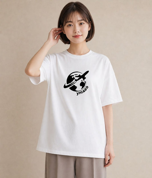 Tシャツ レディース 旅 トラベル スタンプ イラスト シンプル 秋コーデ おしゃれギフト 白T