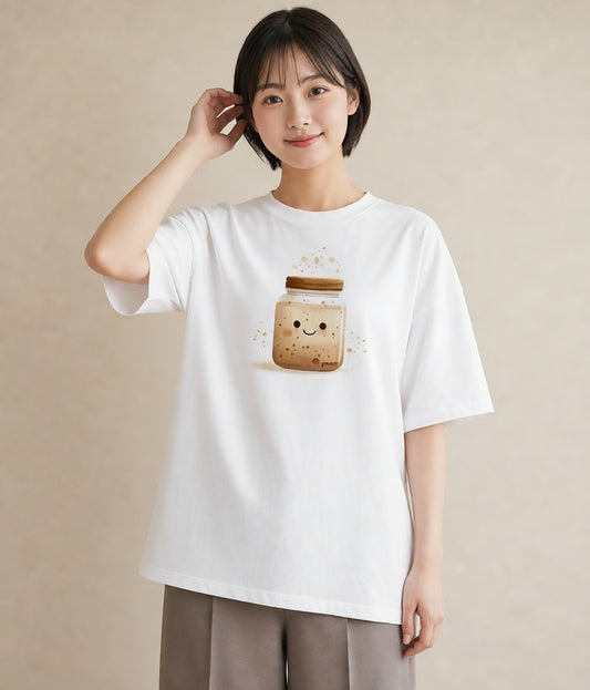 半袖Tシャツ レディース クリームソーダ 食べ物 フード イラスト きれいめ 母娘コーデ 自分用 白T