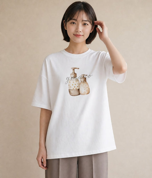 Tシャツ レディース クリームソーダ 食べ物 フード イラスト ラフカジュアル 女子会 お揃い 白T