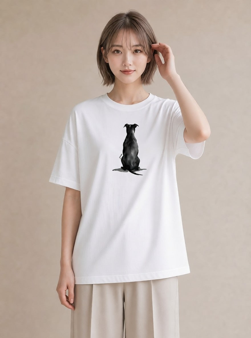 プリントTシャツ レディース ロシアンブルー 猫 ねこ イラスト 韓国風 女性 旅行用 白T