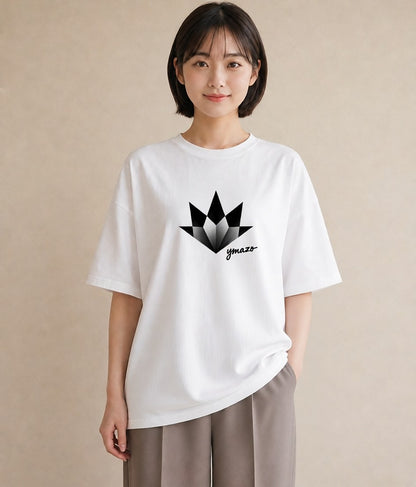 グラフィックTシャツ レディース 折り鶴 折り紙 ナチュラル アンティーク イラスト ミニマル 綿100 デート 白T