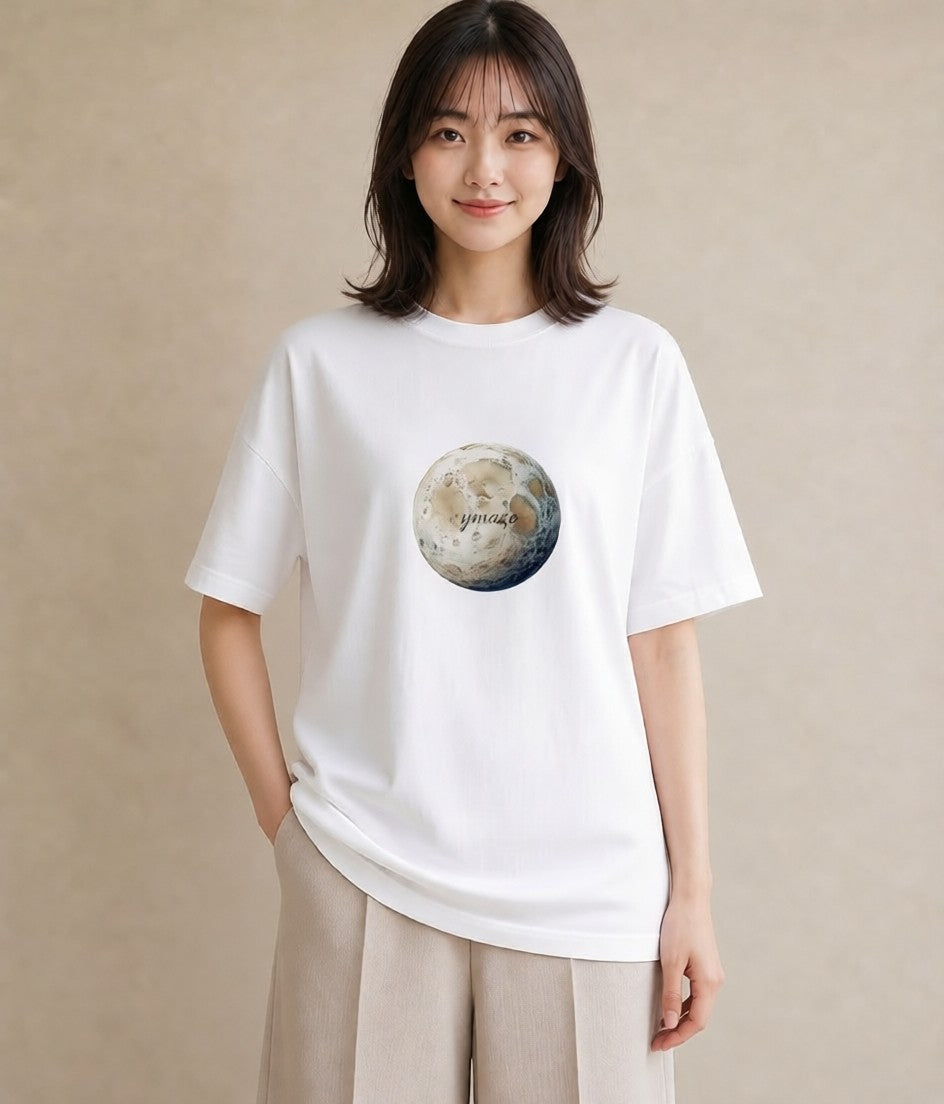 半袖Tシャツ レディース 天秤座 星空 宇宙 イラスト ポップ レイヤード 友達ギフト 白T