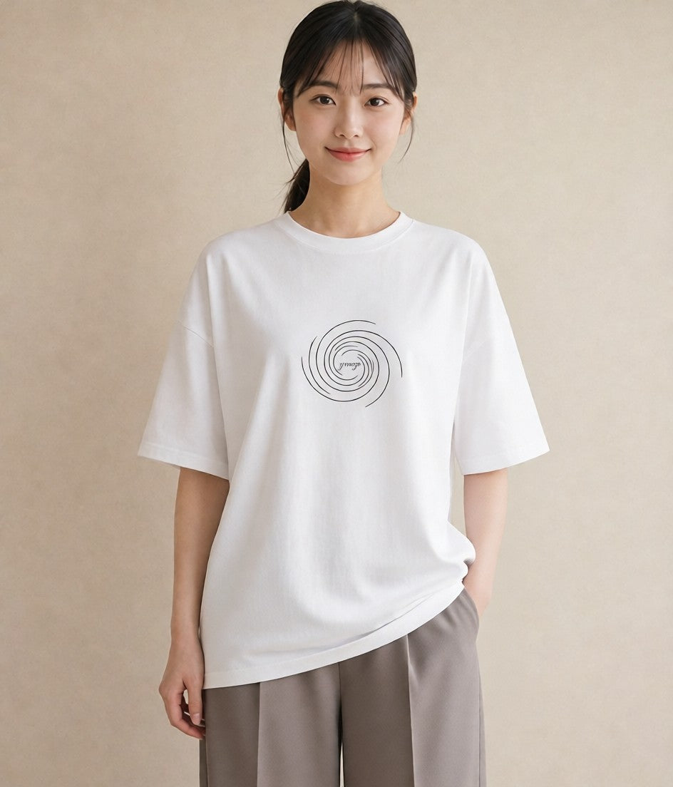 半袖Tシャツ レディース 海 リゾート 夏 イラスト アート風 カフェ巡り 白T