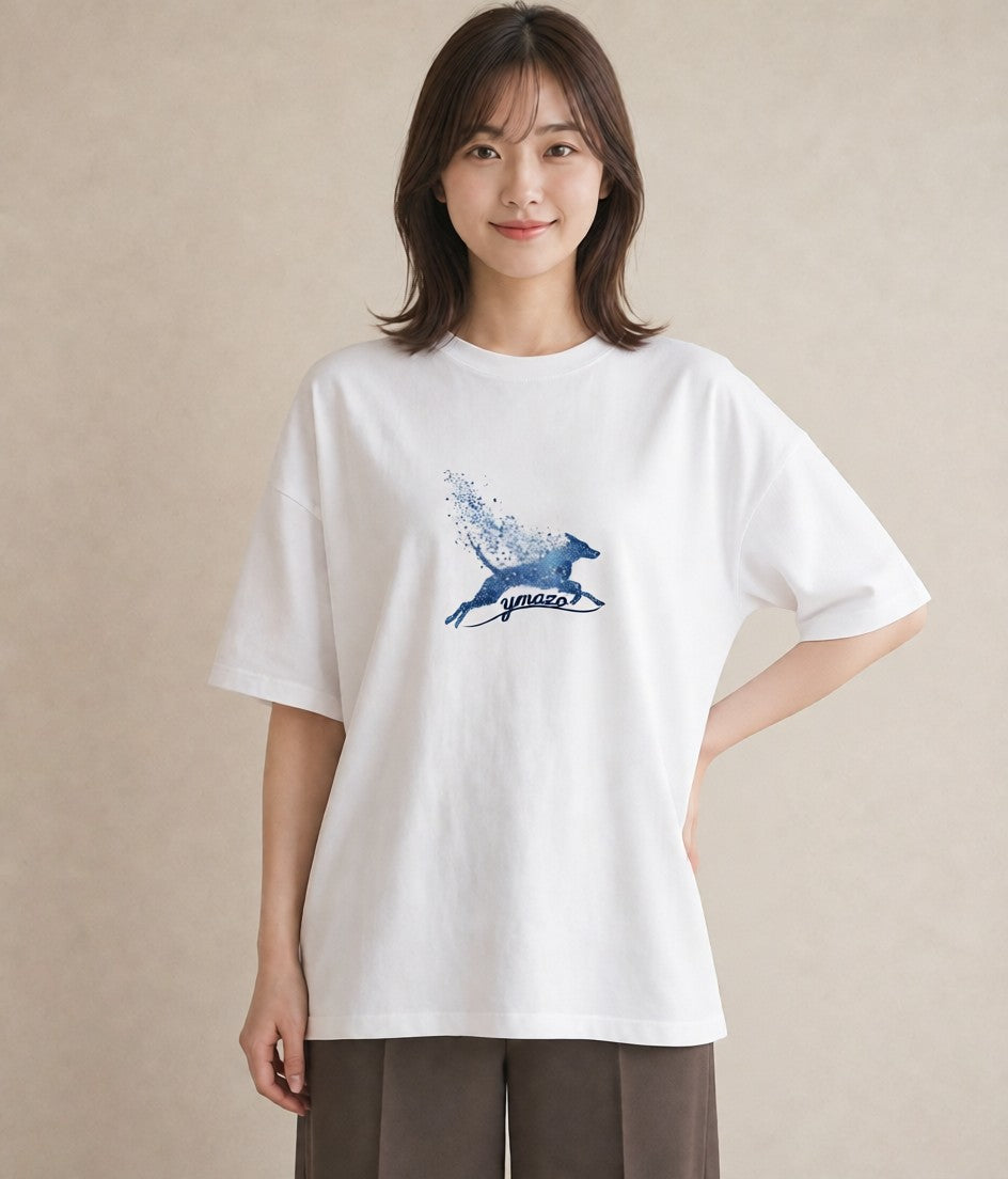 プリントTシャツ レディース 乙女座 星空 宇宙 イラスト 個性的 クリスマス 旅行 白T