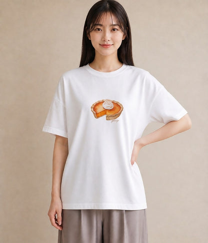 デザインTシャツ レディース あんみつ 食べ物 フード イラスト 個性的 母娘コーデ 自分用 白T