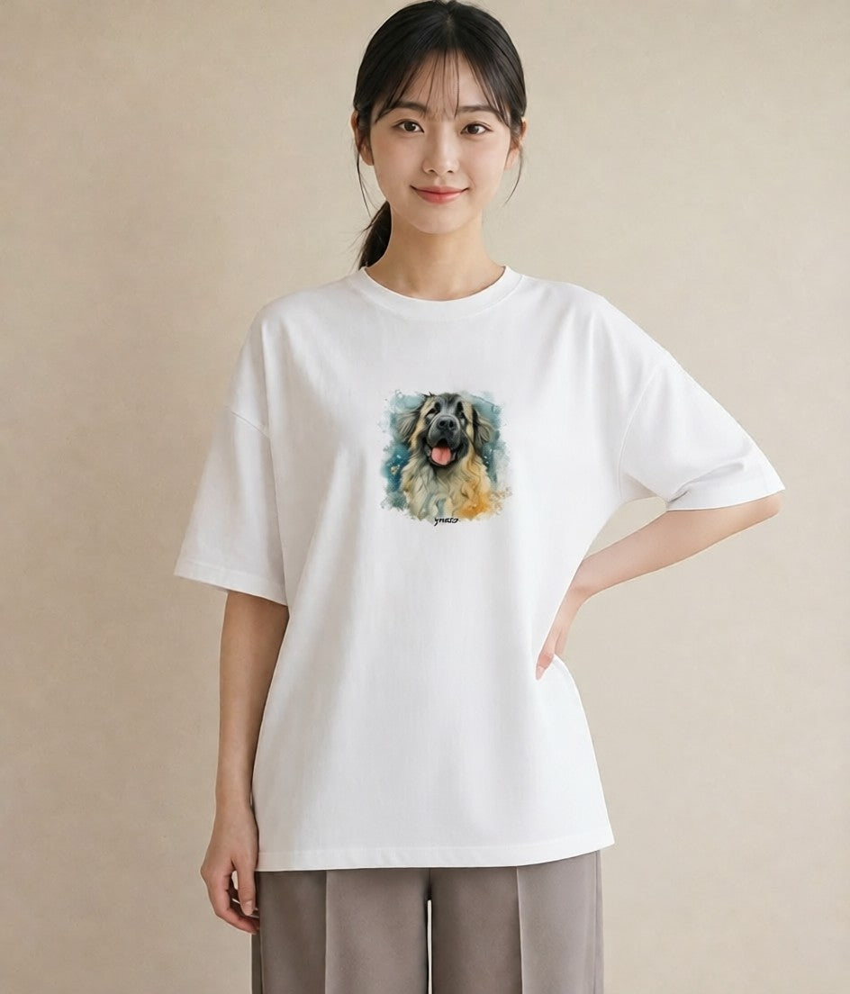 デザインTシャツ レディース 黒柴 犬 いぬ イラスト シック 親子 20代 白T