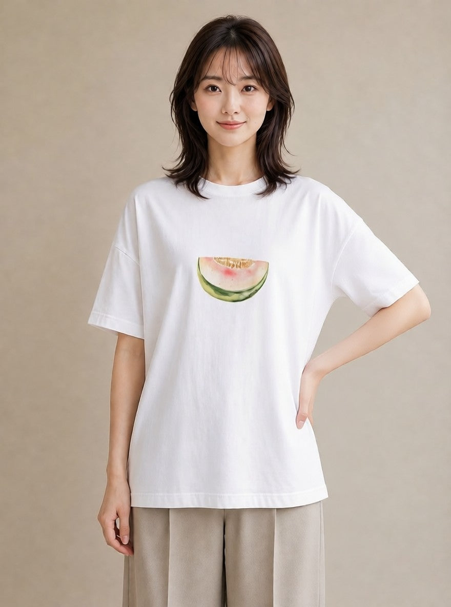 Tシャツ レディース アボカド 食べ物 フード イラスト きれいめ ギフト 母の日 白T