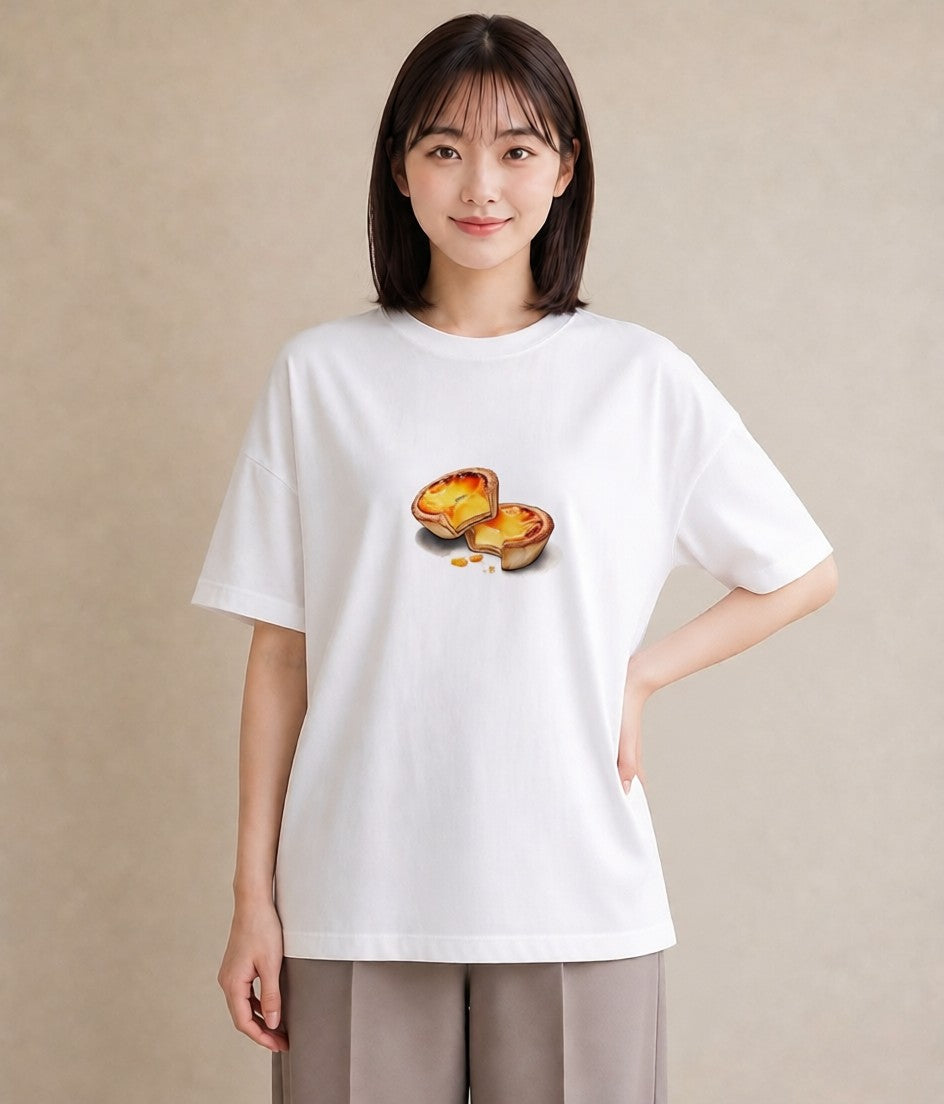 Tシャツ レディース あんみつ 食べ物 フード イラスト 普段使い 部屋着 女性向けギフト 白T