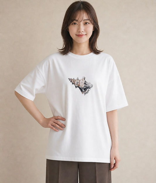 Tシャツ レディース カブトムシ 昆虫 虫 イラスト お洒落 綿100 デート 白T