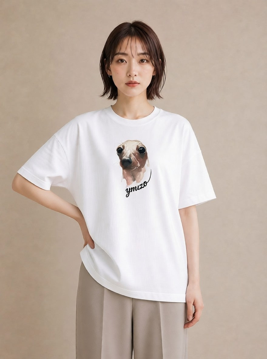 半袖Tシャツ レディース ラッコ 動物 アニマル イラスト 休日コーデ 送別ギフト 通勤 白T