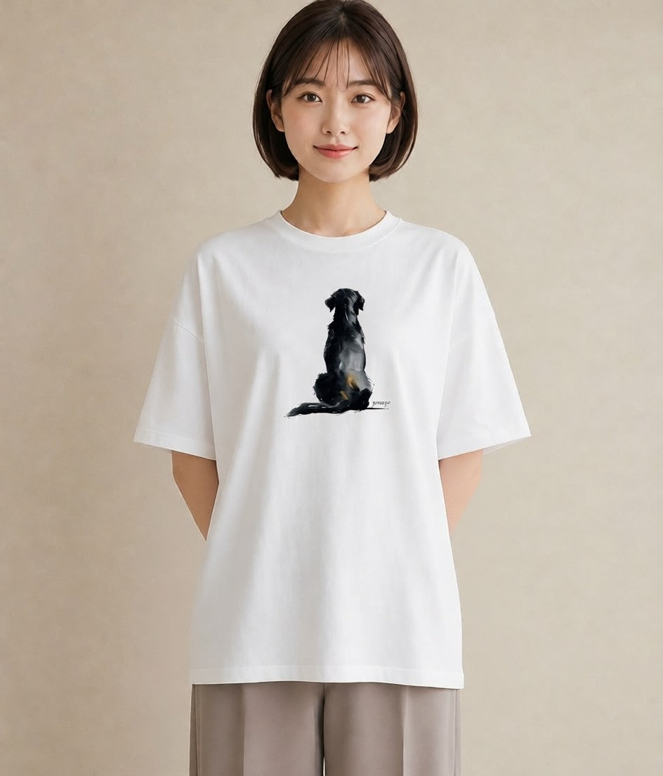 半袖Tシャツ レディース 保護犬 犬 いぬ イラスト 普段使い 秋コーデ おしゃれギフト 白T