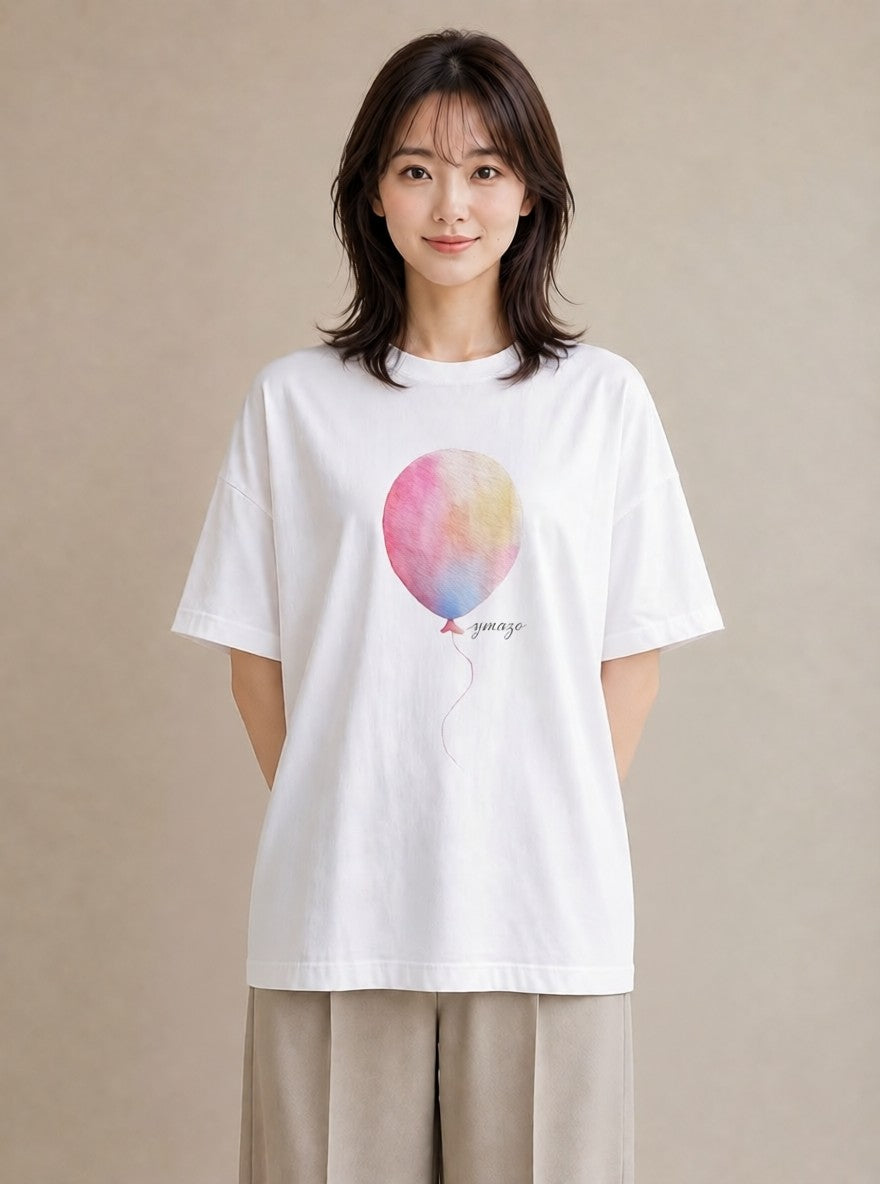 プリントTシャツ レディース わたあめ 食べ物 フード イラスト シンプル カフェ服 クリスマス 白T