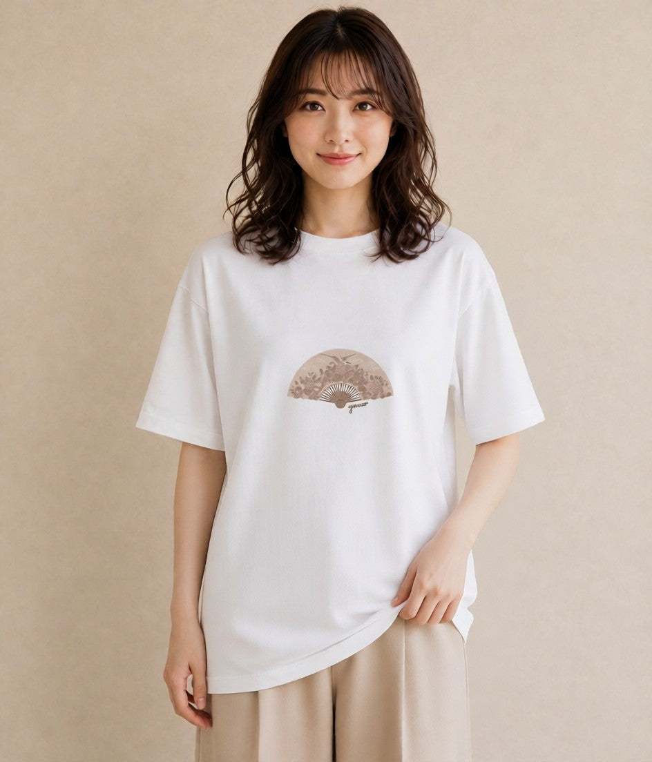 デザインTシャツ レディース 風鈴 ガラス 夏 ナチュラル アンティーク イラスト シック カフェ服 クリスマス 白T