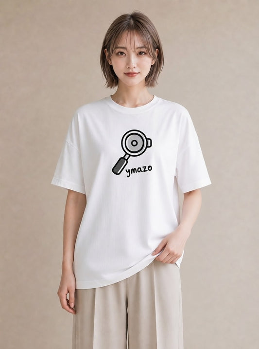 Tシャツ レディース コーヒー カフェ 珈琲 イラスト ニュアンス 春コーデ 姉妹 白T