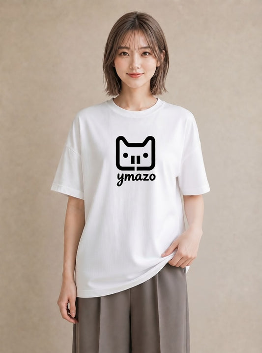グラフィックTシャツ レディース 猫 ねこ ネコ イラスト 手描き風 帰省 ラフ 白T