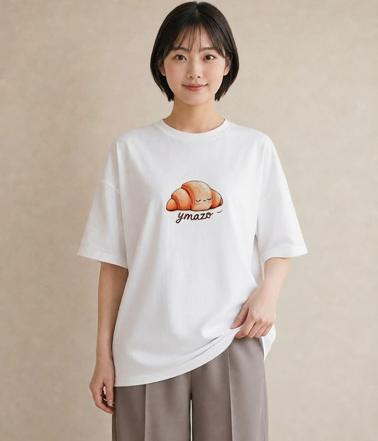 Tシャツ レディース ドーナツ 食べ物 フード イラスト 可愛い 誕生日プレゼント 綿100 白T