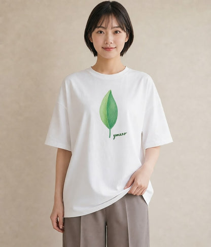 グラフィックTシャツ レディース アボカド 食べ物 フード イラスト 水彩風 20代 カジュアルコーデ 白T