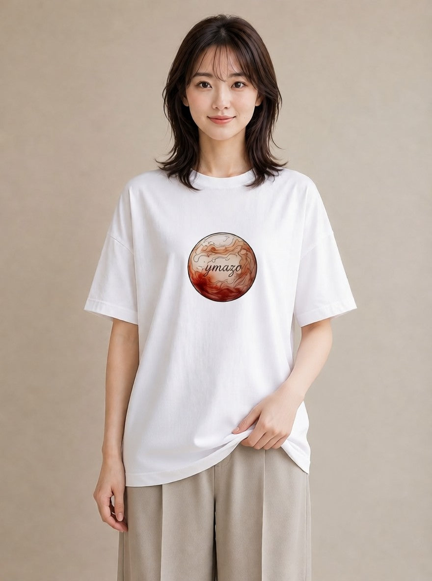 半袖Tシャツ レディース 乙女座 星空 宇宙 イラスト きれいめ 部屋着 女性向けギフト 白T