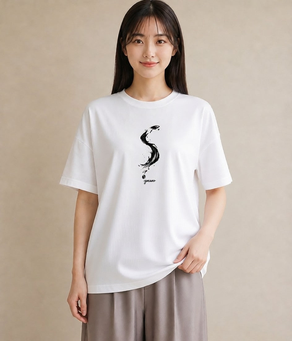 半袖Tシャツ レディース 紙の船 水辺 ナチュラル アンティーク イラスト フェミニン 秋コーデ おしゃれギフト 白T