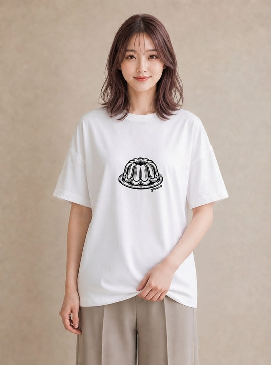 グラフィックTシャツ レディース スイーツ お菓子 デザート イラスト ミニマル ギフト 母の日 白T