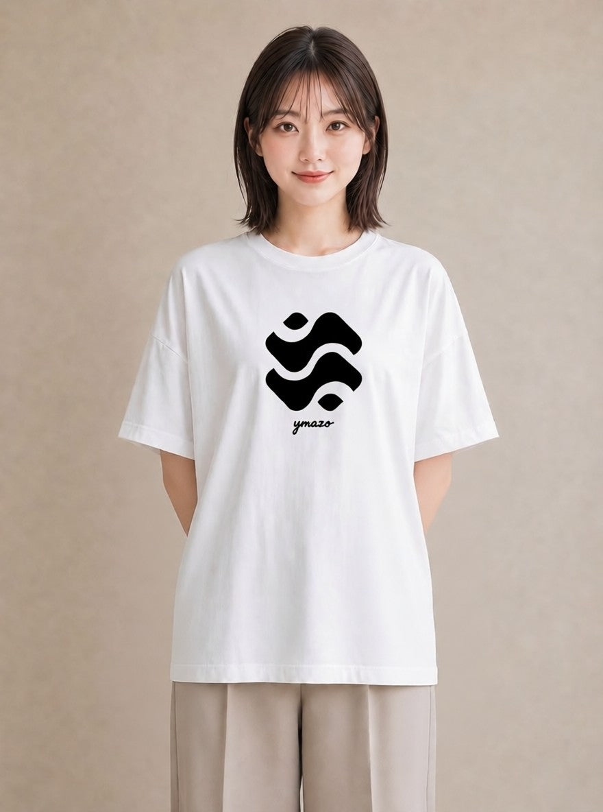 Tシャツ レディース 紙の船 水辺 ナチュラル アンティーク イラスト 休日コーデ 旅行 母娘コーデ 白T