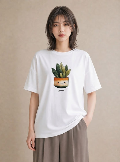 プリントTシャツ レディース チンアナゴ 海の生き物 海 イラスト お洒落 ギフト 母の日 白T