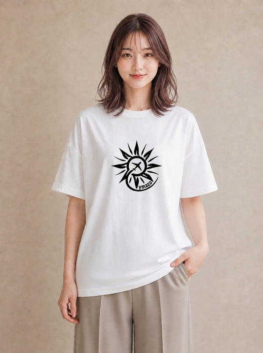 デザインTシャツ レディース 旅 トラベル スタンプ イラスト カフェコーデ 春コーデ 姉妹 白T
