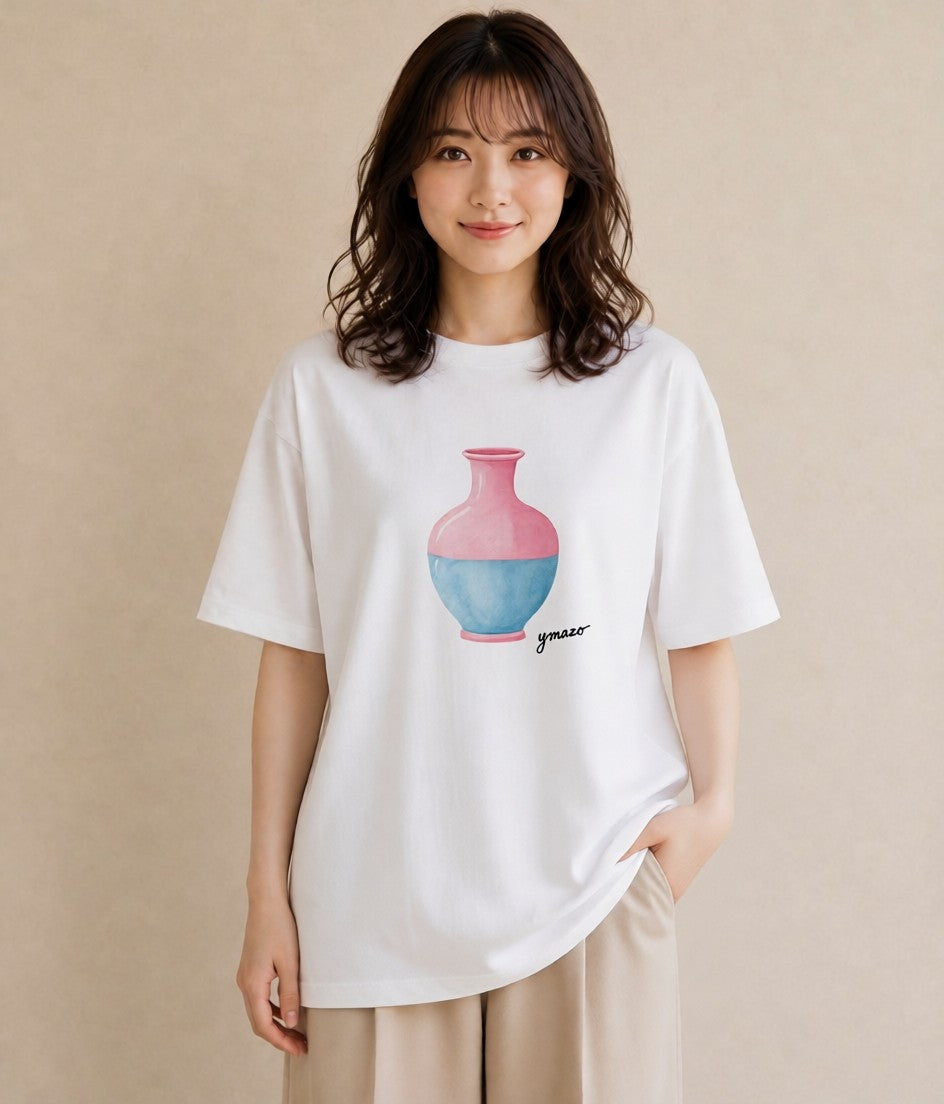 Tシャツ レディース ミルク 食べ物 フード イラスト きれいめ 母の日 ビーチ 白T