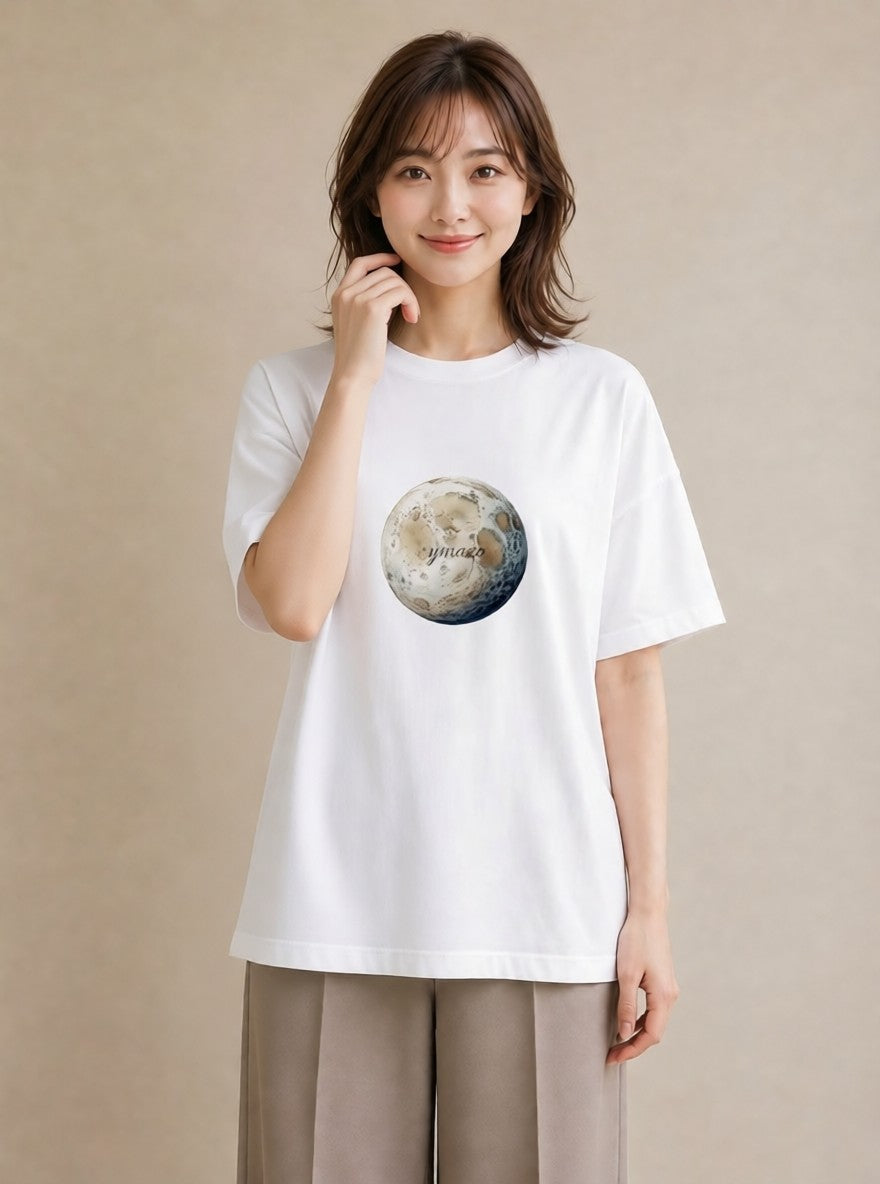グラフィックTシャツ レディース 双子座 星空 宇宙 イラスト レトロ クリスマス 旅行 白T